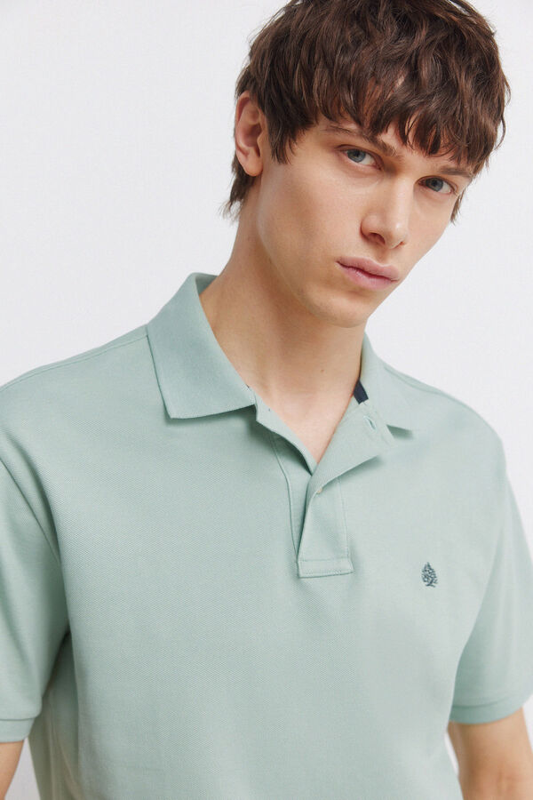 Springfield Polo Springfield b&aacute;sico regular fit verde