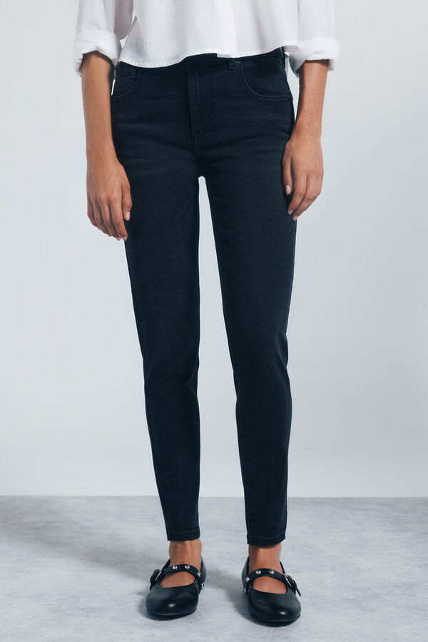 Springfield Jeans Push up negro