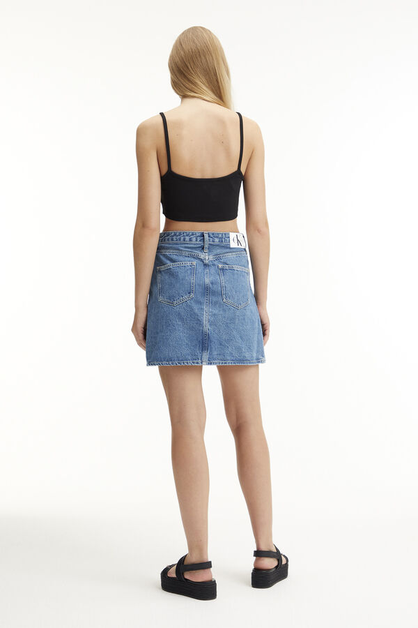 Calvin Klein Falda vaquera azul