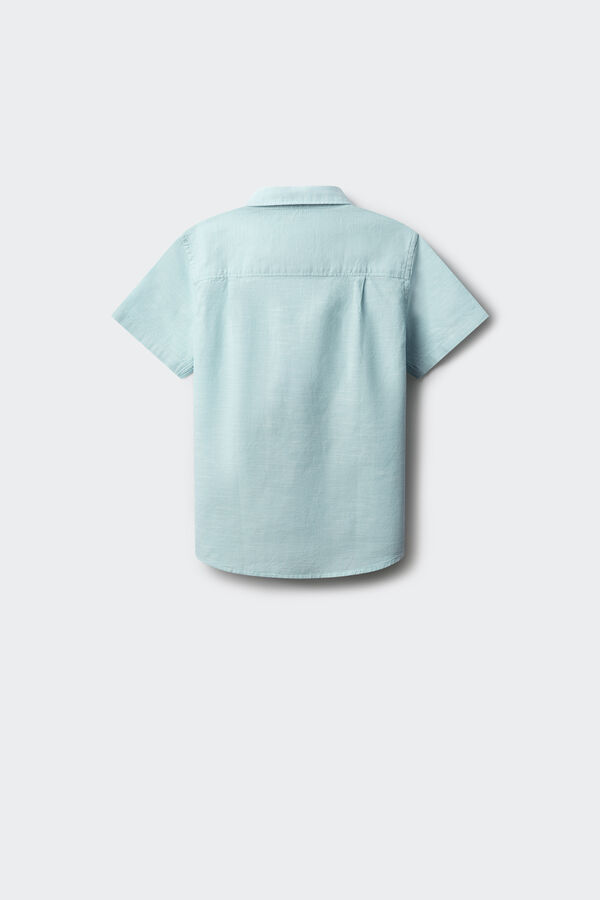 Springfield Kids Camisa textura ni&ntilde;o azul