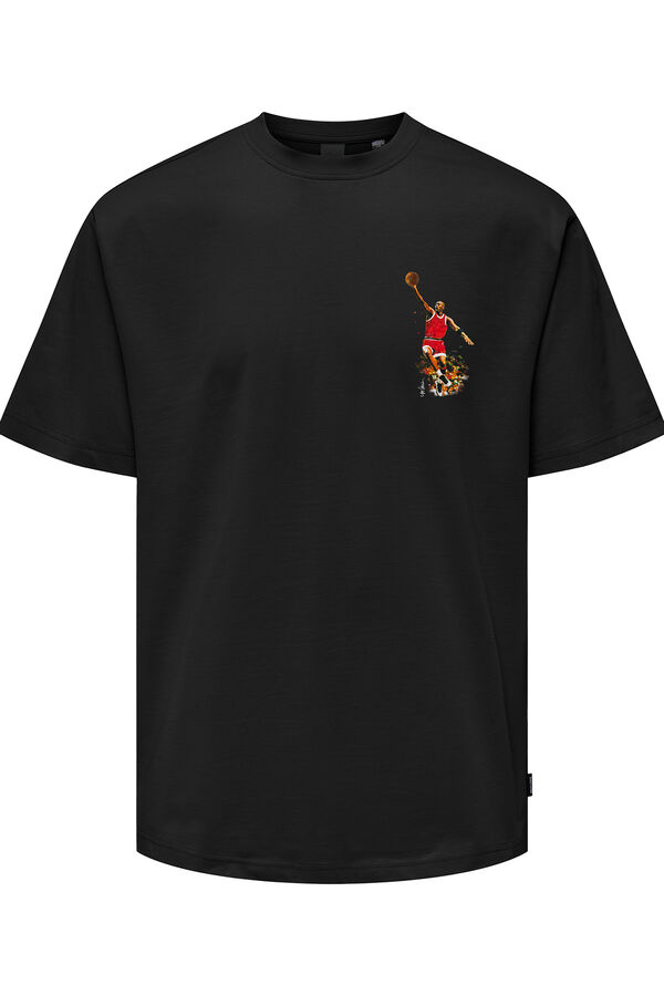 Only & Sons T-shirt de manga curta preto