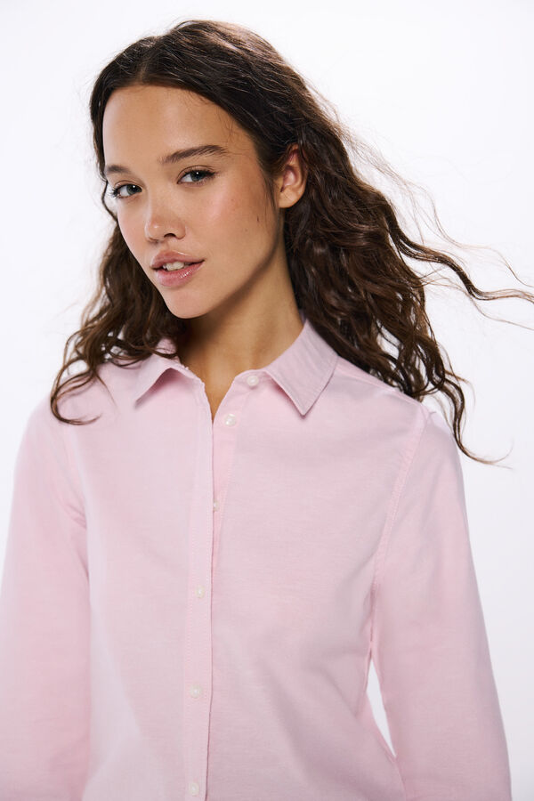 Springfield Camisa Oxford rosa
