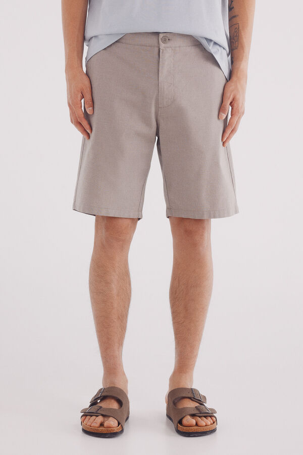 Springfield Bermuda estructura color comfort fit nude