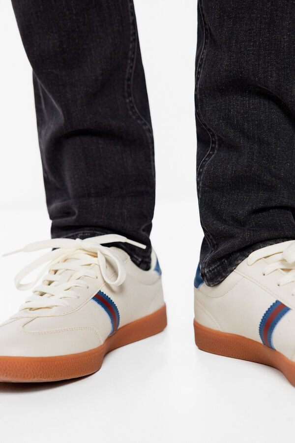 Springfield Jeans skinny negro lavado gris