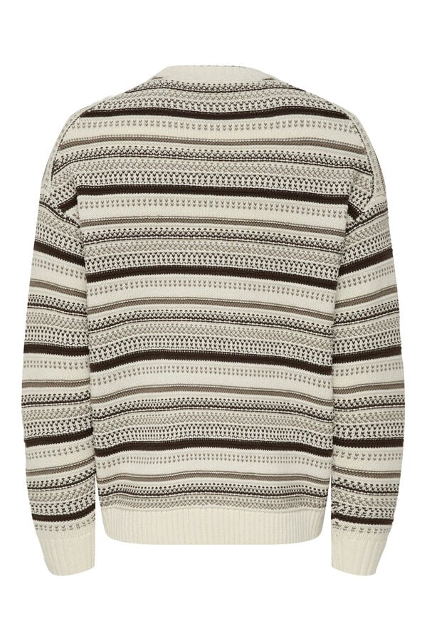 Only & Sons Jersey cuello redondo blanco