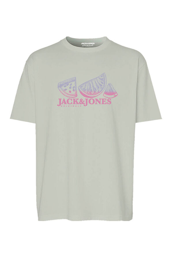 Jack & Jones PLUS Camiseta regular fit Plus estampa verde