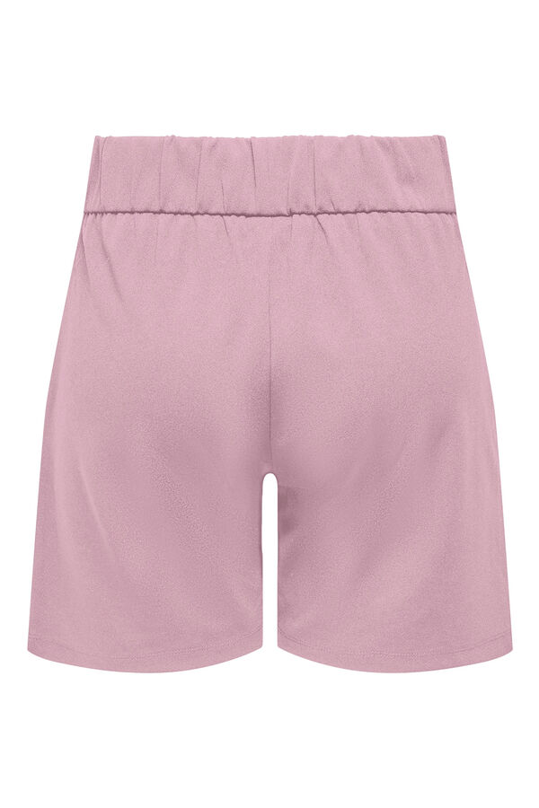 JDY Calças curtas folgadas rosa