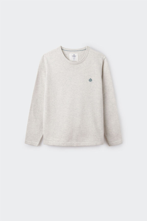 Springfield Kids Camisola cotoveleiras menino cinzento