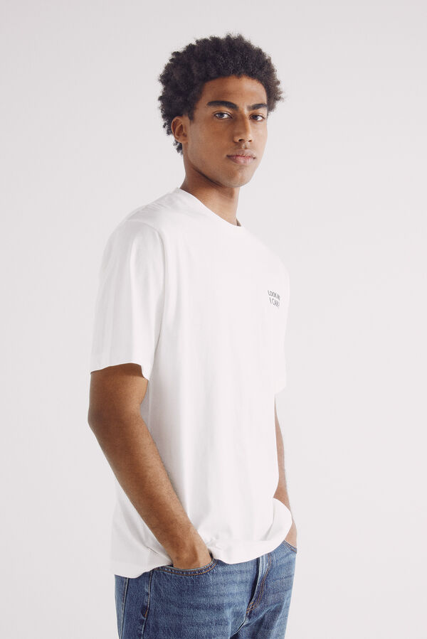 Springfield Camiseta I can fly marfil