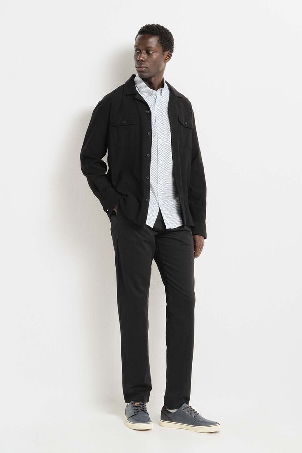 Springfield Camisa social de popelina branco