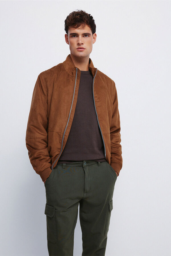 Springfield Pantal&oacute;n cargo comfort fit kaki