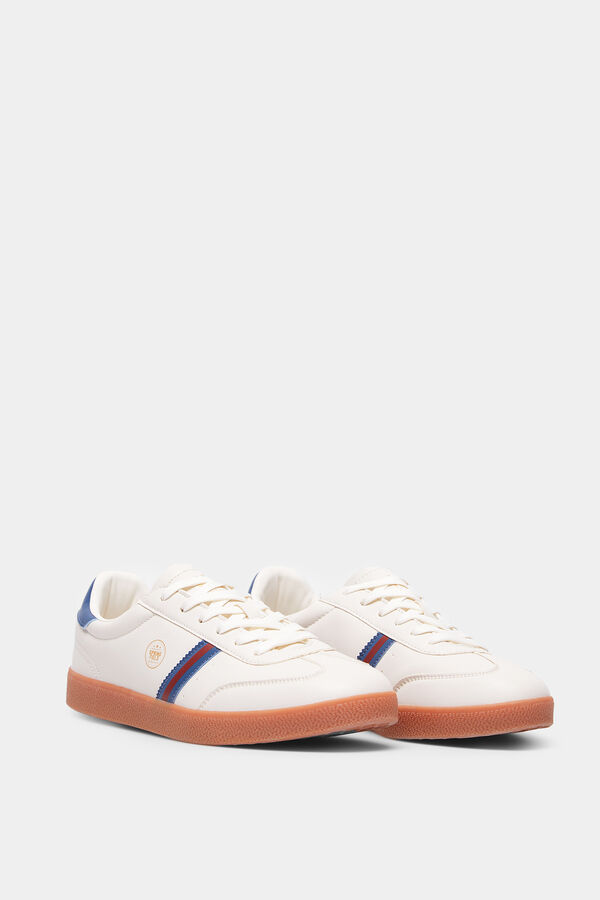 Springfield Zapatilla deportiva retro blanco