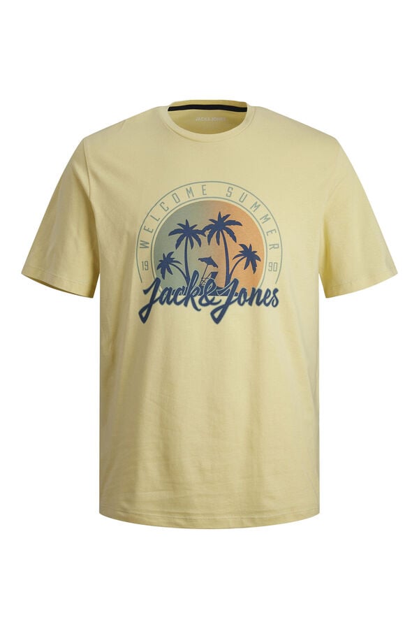 Jack & Jones T-shirt b&aacute;sica  estampado