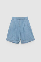 Inside Bermuda jeans regular azul