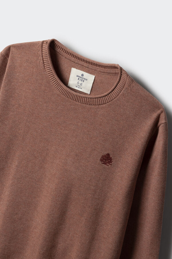 Springfield Kids Su&eacute;ter b&aacute;sico de menino rosa