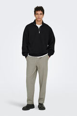Only & Sons Sudadera con cremallera. negro