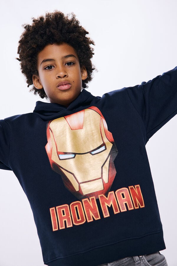 Springfield Kids Sweatshirt do capuz azul