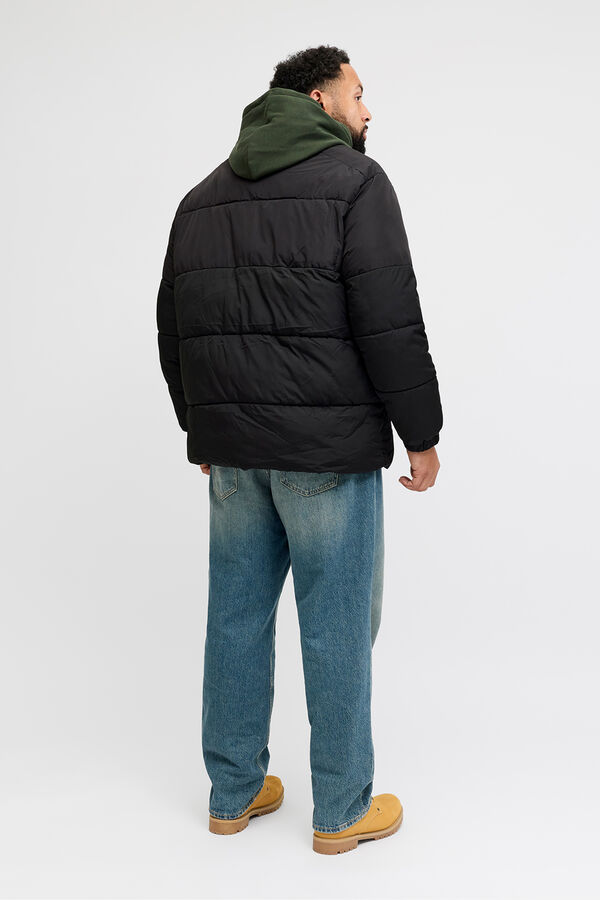 Jack & Jones PLUS Chaqueta acolchada hombre negro