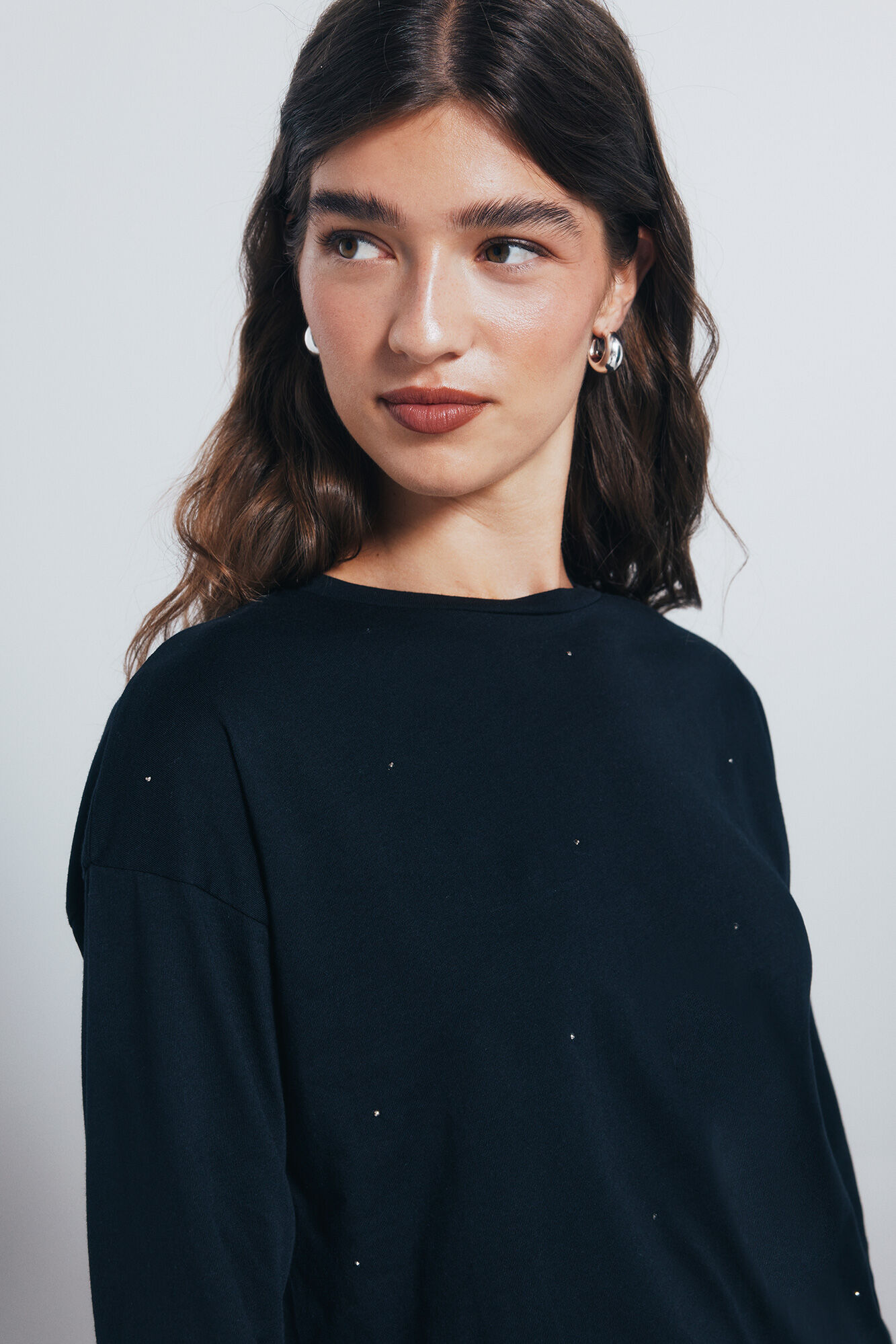 Springfield Camiseta tachas