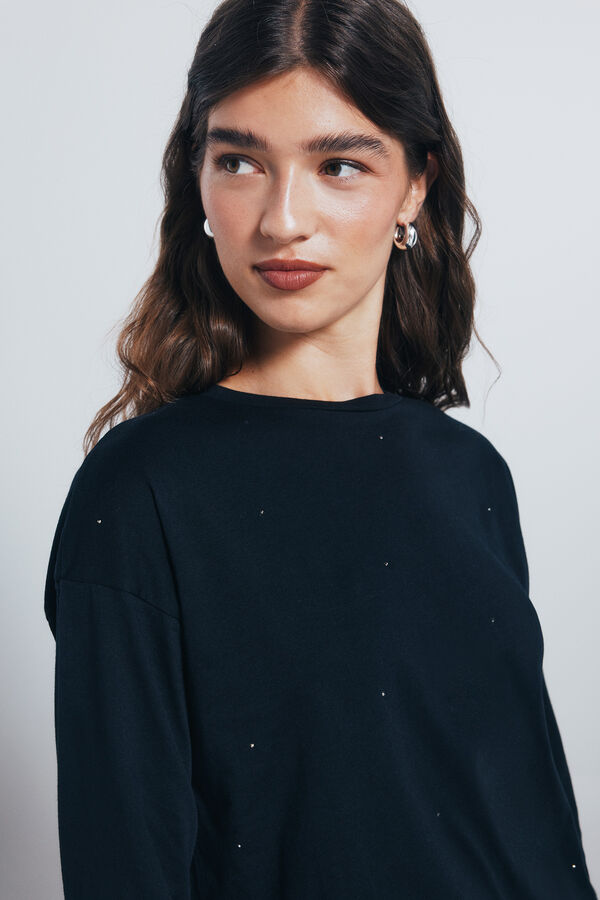 Springfield T-shirt rebites preto