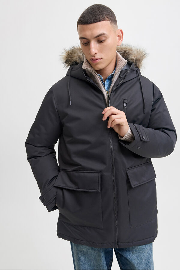 Jack & Jones Parka acolchoada  preto