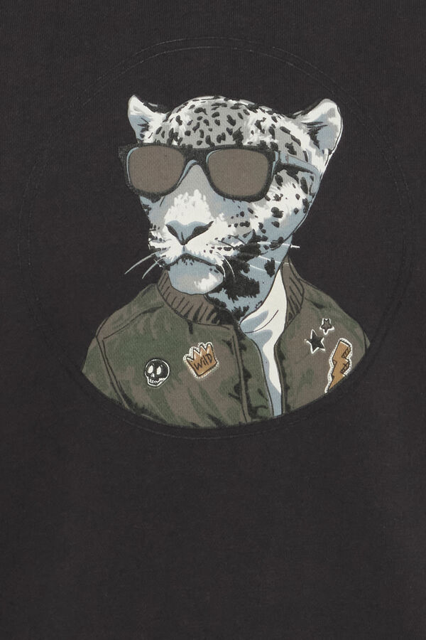 Blend Sudadera con cuello redondo negro