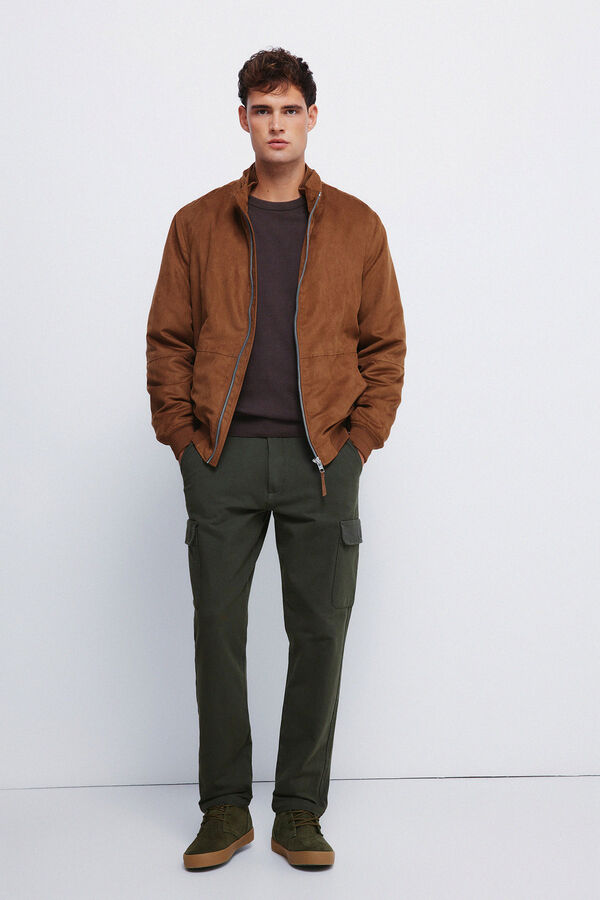 Springfield Pantal&oacute;n cargo comfort fit kaki