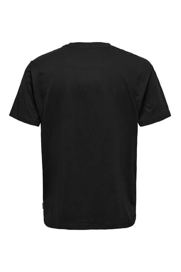 Springfield Camiseta manga corta negro