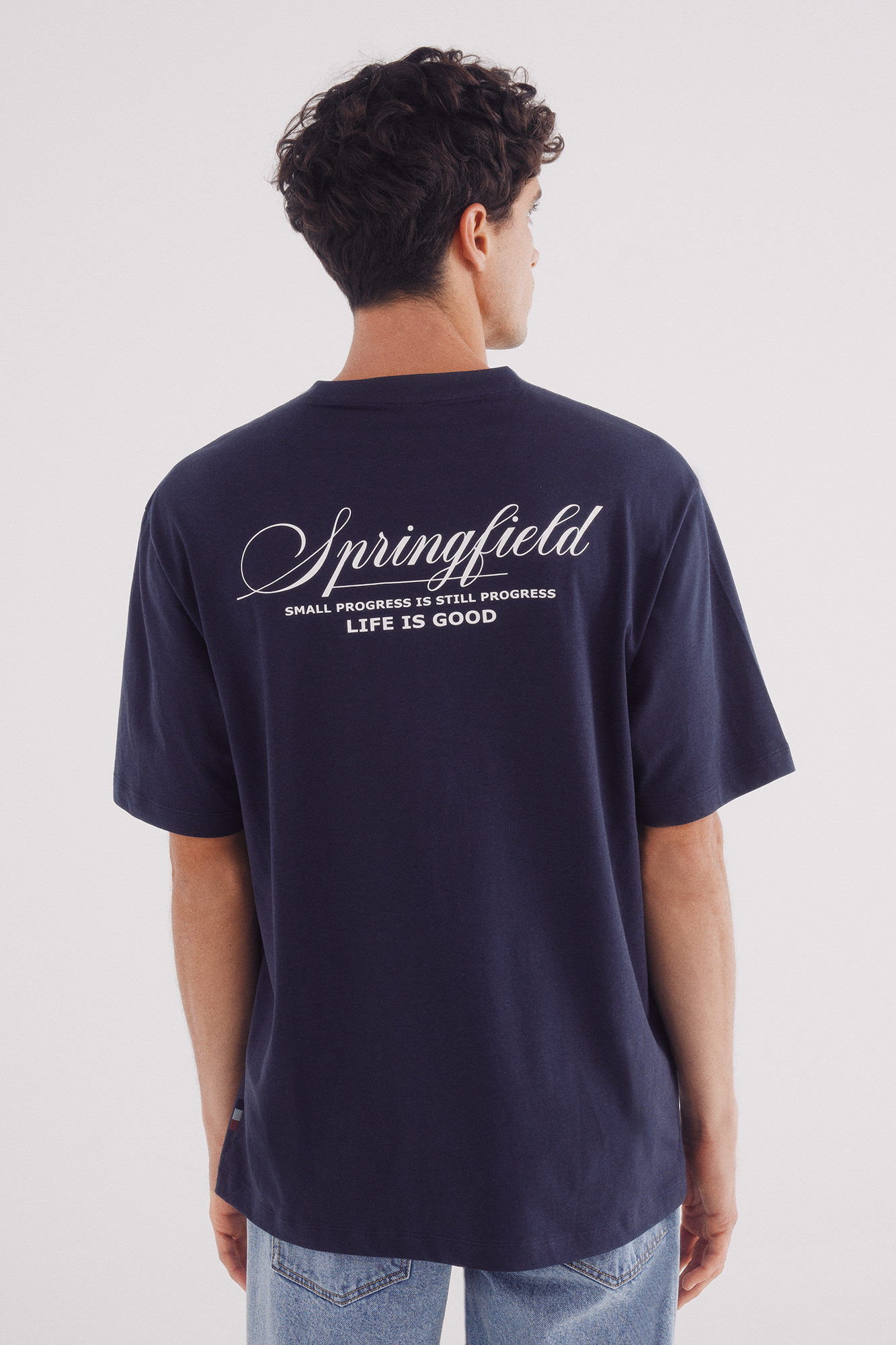 Springfield Camiseta Springfield Life is Good