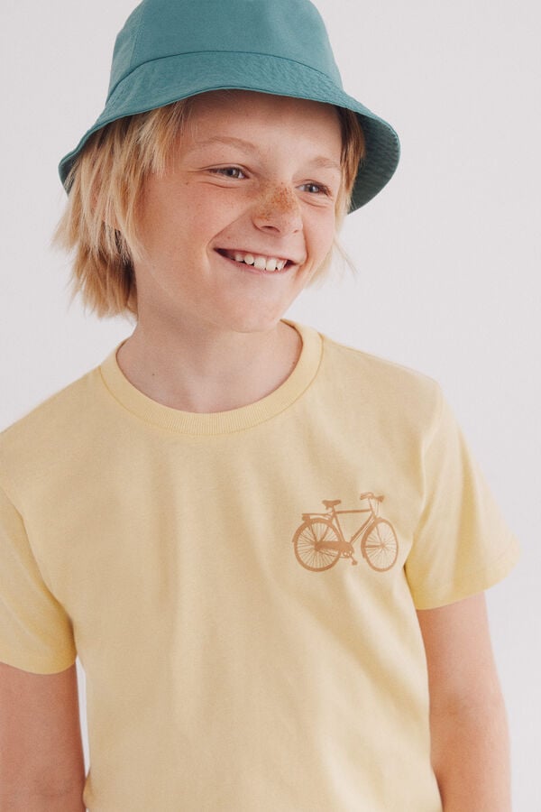 Springfield Kids Camiseta Bici ni&ntilde;o amarillo