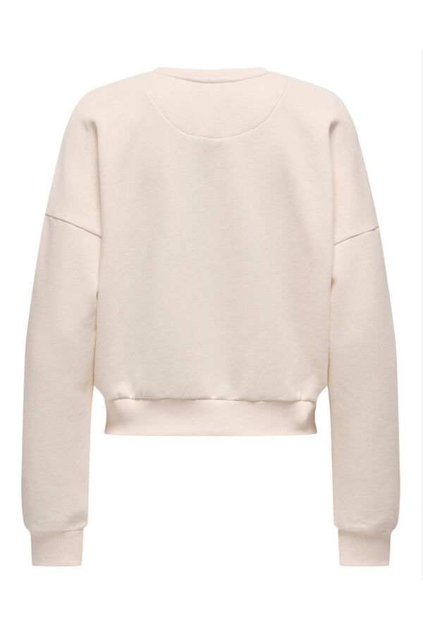 Only Sudadera Rolling Stones beige