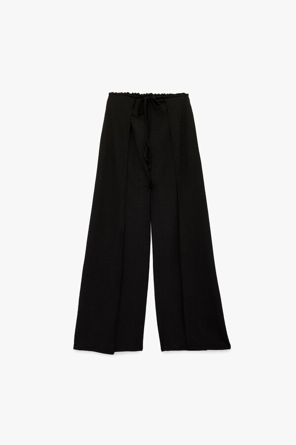 Koton Cal&ccedil;a wide leg preto