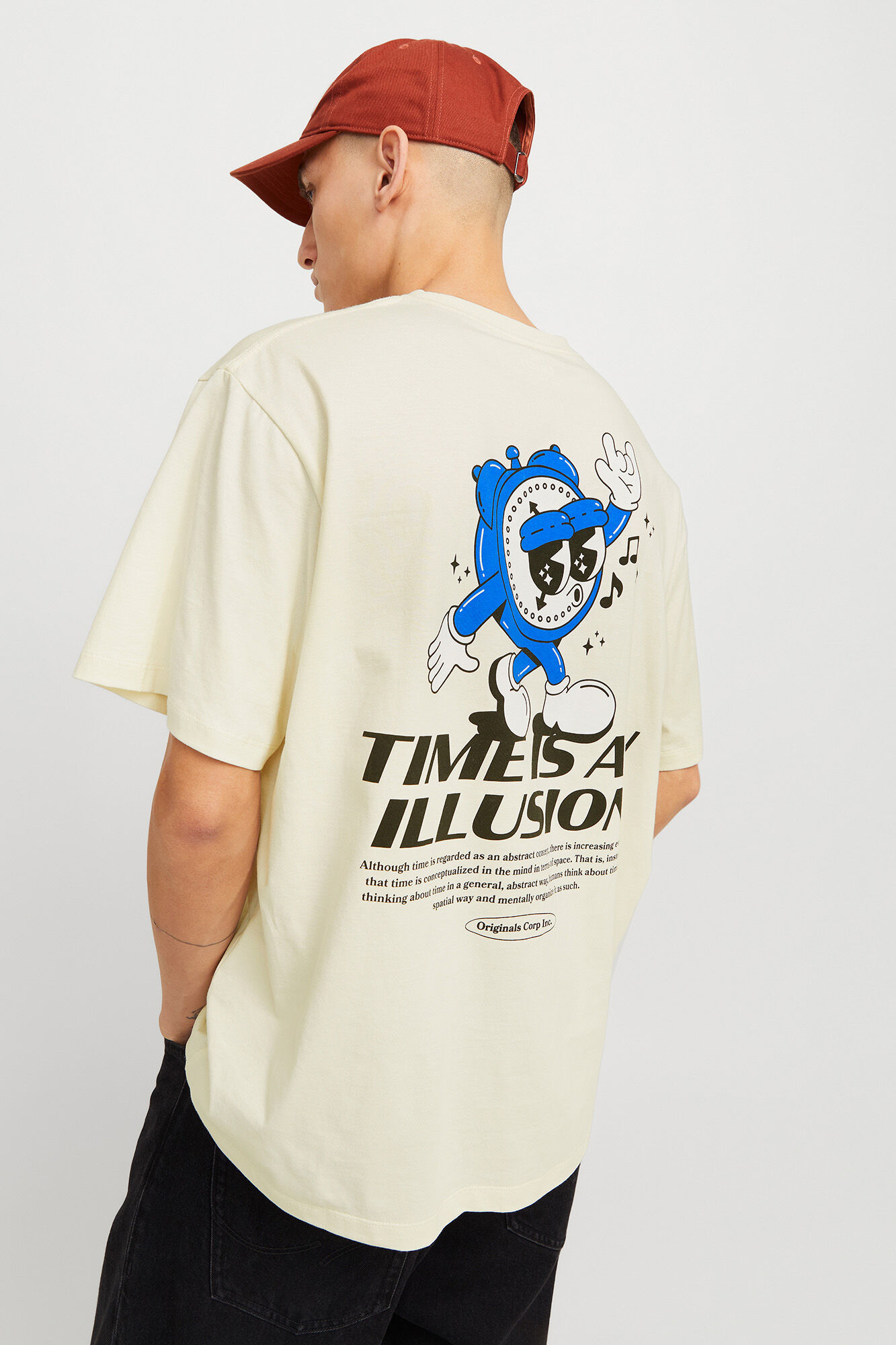 Jack & Jones Camiseta de manga curta com ajuste solto