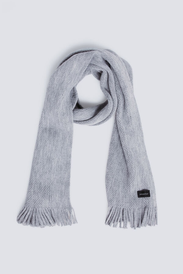 Springfield Bufanda b&aacute;sica gris melange gris