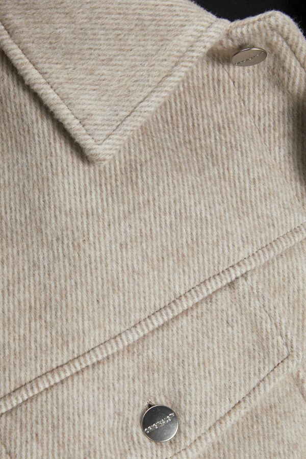 Jack & Jones Jaqueta bomber com bolsos bege