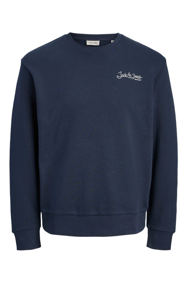 Jack & Jones Sudadera b&aacute;sica logo azul