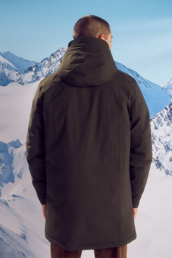 Springfield Parka acolchoada t&eacute;rmica bege