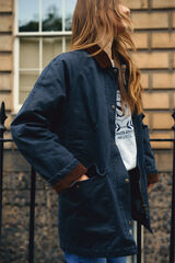 Springfield Parka encerada azul