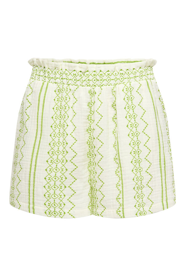 JDY Short bambula blanco
