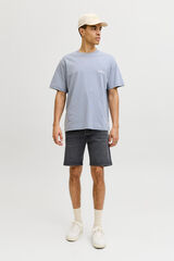 Jack & Jones Bermuda regular stone wash preto