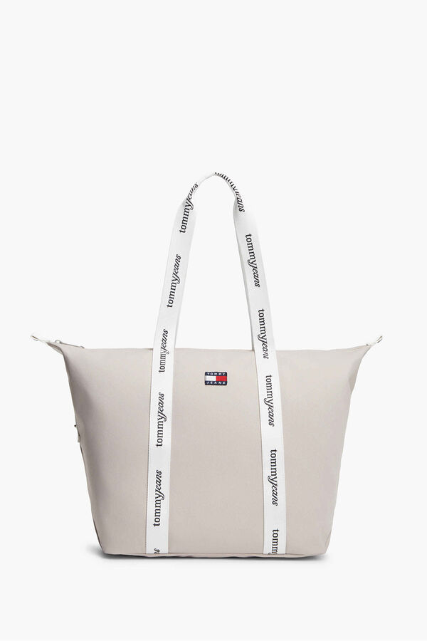 Tommy Jeans Mala tote bege