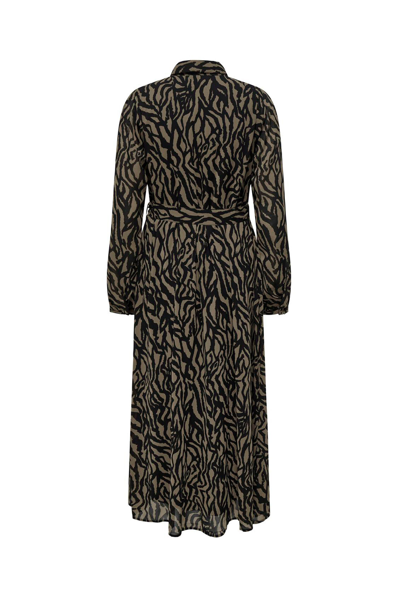 Only Vestido camisa com estampado psicod&eacute;lica