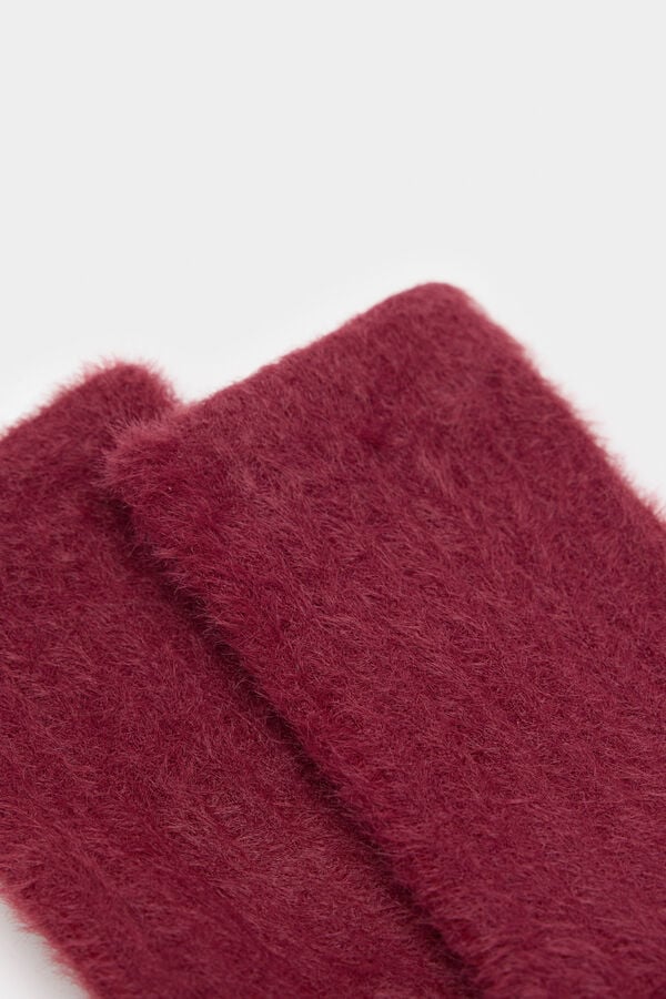 Springfield Meia de cabelo comprido estampado