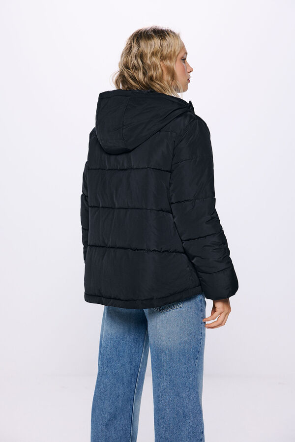 Springfield Jaqueta acolchoada hidrorrepelente preto