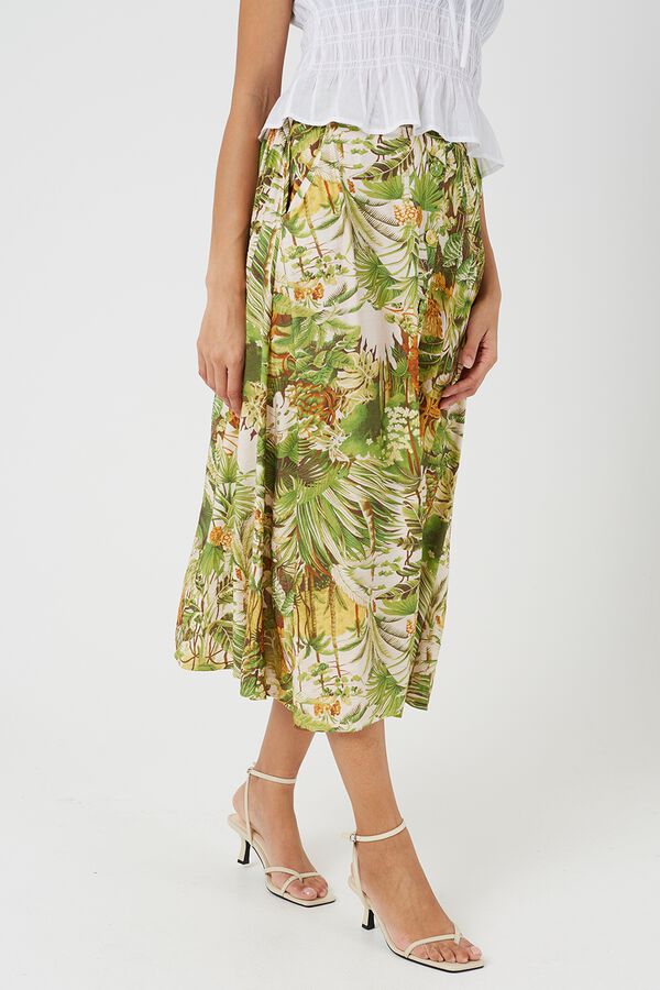 Brave Soul Falda larga estampada estampado