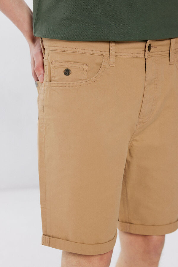 Springfield Bermuda ligera color slim fit beige