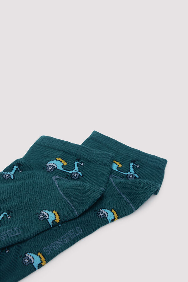 Springfield Meia soquete motos verde