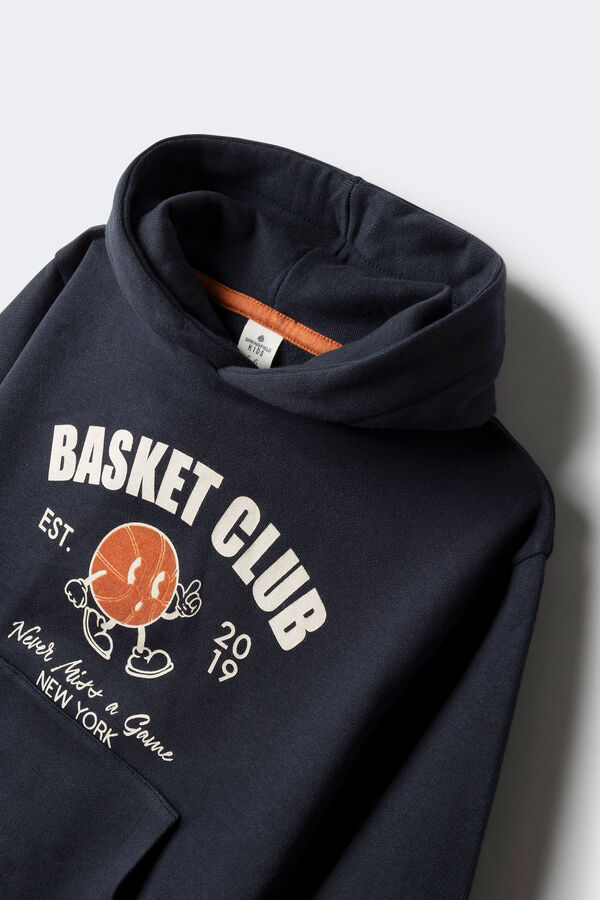 Springfield Kids Sudadera capucha Basket Club azul