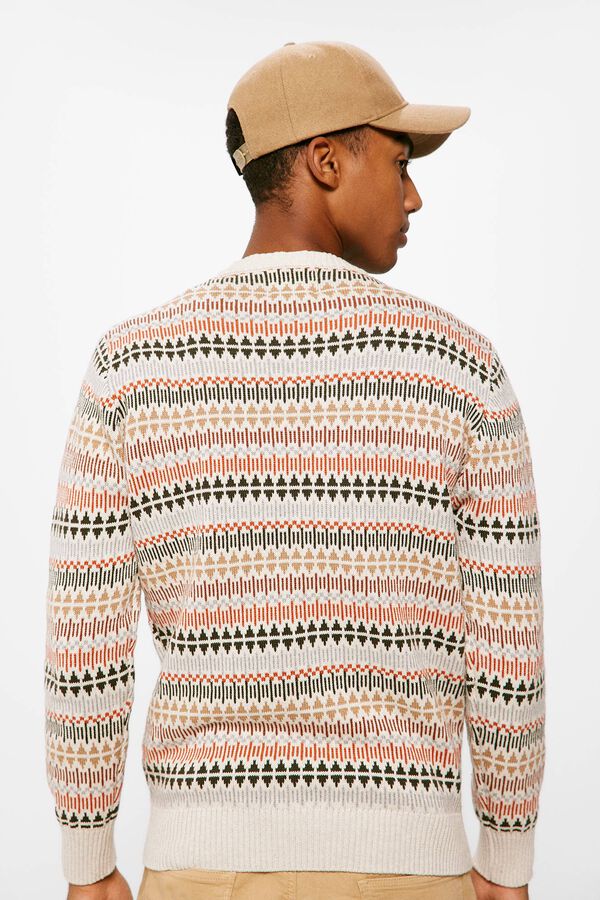 Springfield Camisola fantasia jacquard cinzento