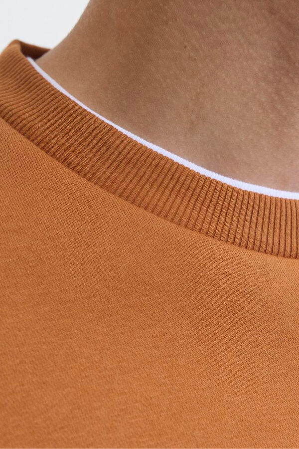 JJ REBEL Sudadera estampado frontal naranja